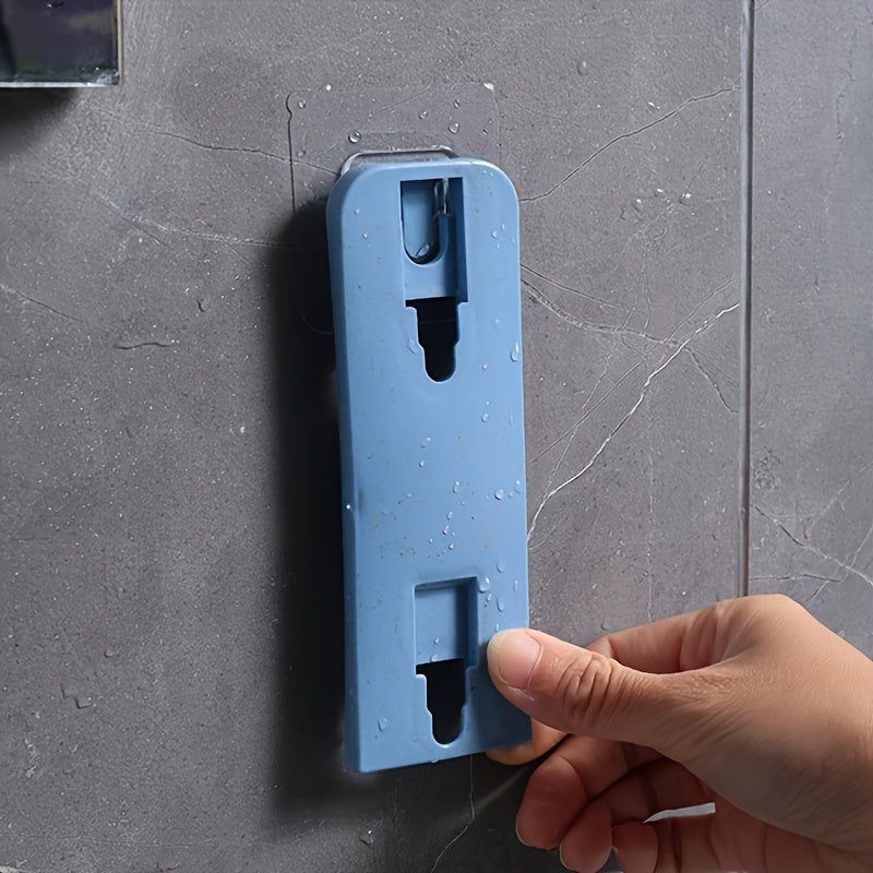 Dispensador de jabón de doble capa para pared con bandeja de drenaje para baño