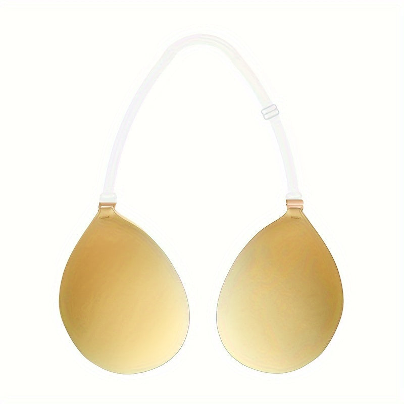 Silicone Lift Bra Strapless Wireless Push Up with Invisible Petals for Wedding Dress
