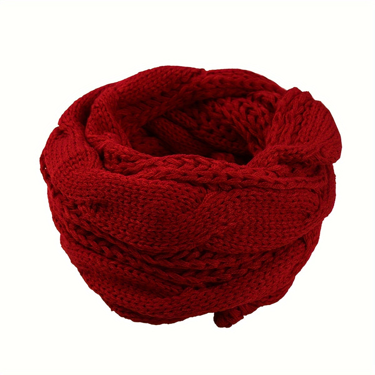 Women's Infinity Scarf Knit Warm Soft Autumn Winter Elastic Coldproof Neck Cover