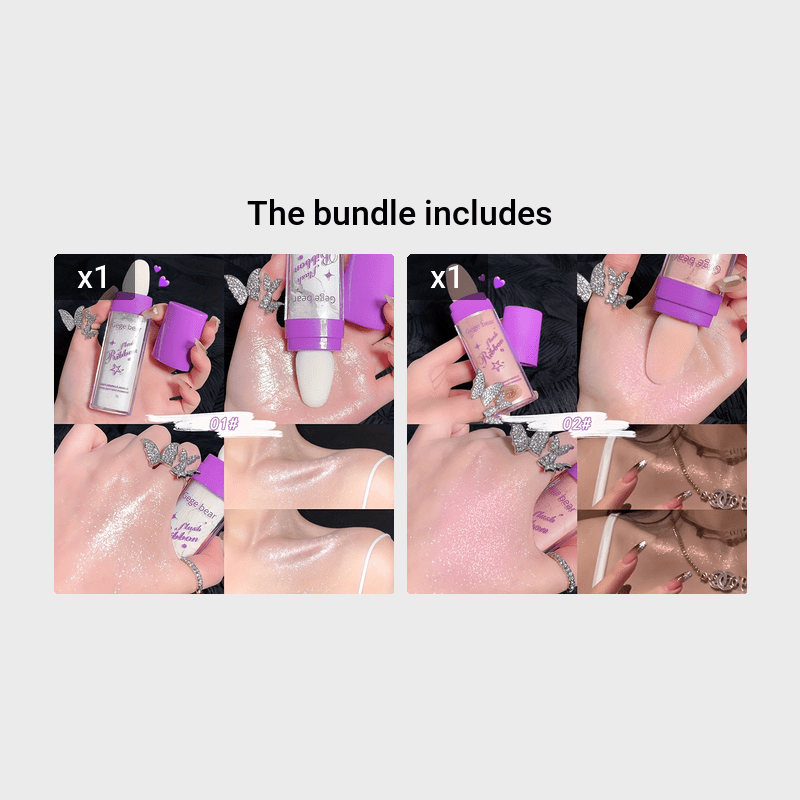 High Gloss Glitter Body and Face Brightening Powder for Bridal and Stage