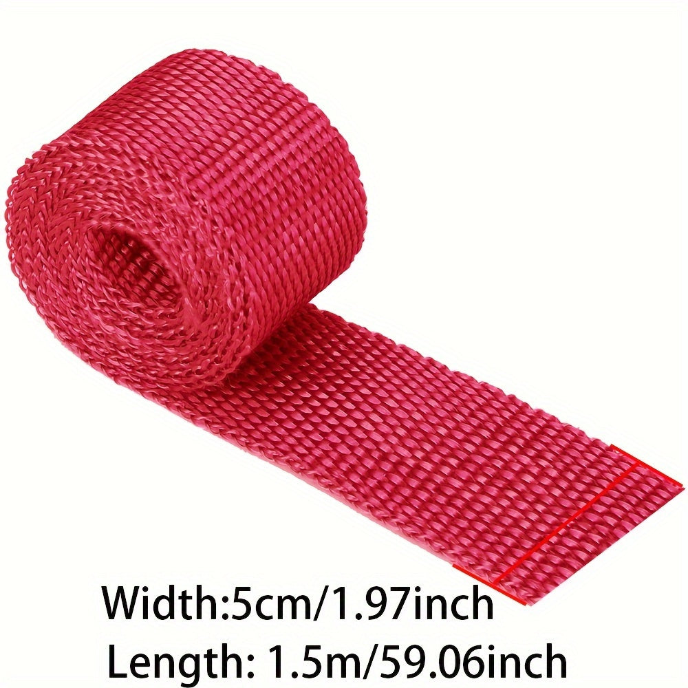 Fiberglass Exhaust Header Heat Wrap Tape 1.5m 900-1200°F Thermal Insulation