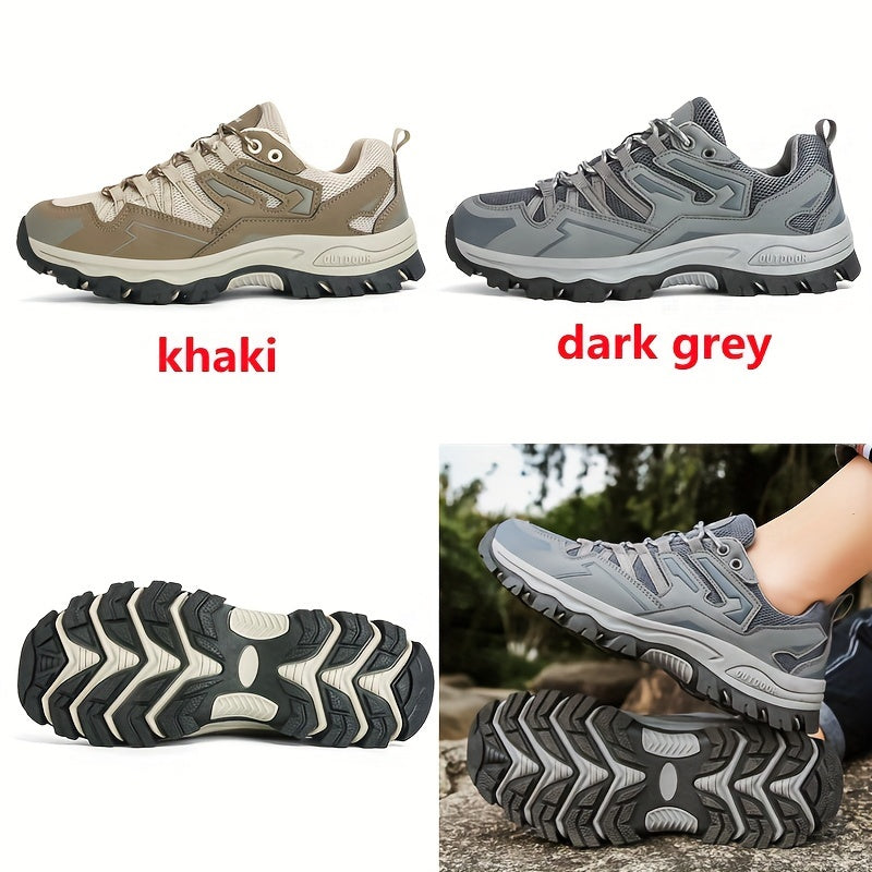 Zapatos de senderismo transpirables para hombre con soporte de arco y suela antideslizante para viajes al aire libre