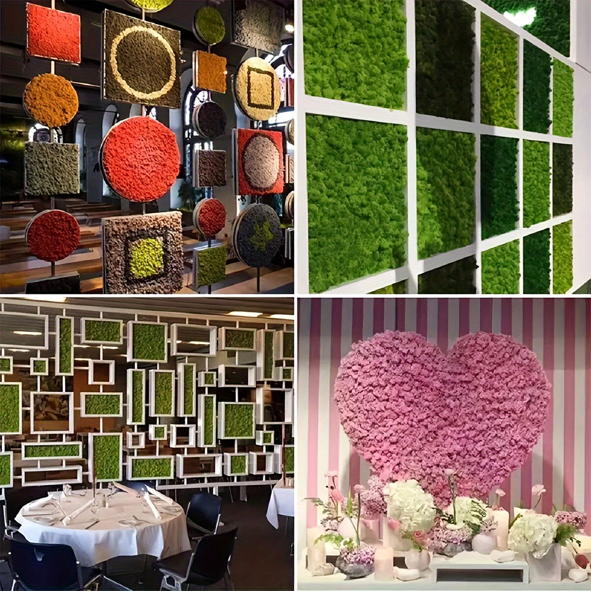 Artificial Green Moss for Home Decor Indoor Miniature Landscapes Potted Plants Terrariums