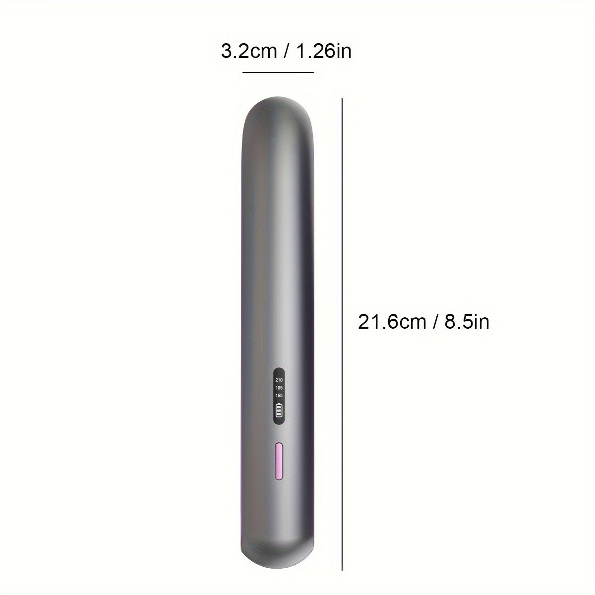 Planchadora y rizadora de cabello sin cable, recargable por USB, batería de litio, antiquemaduras