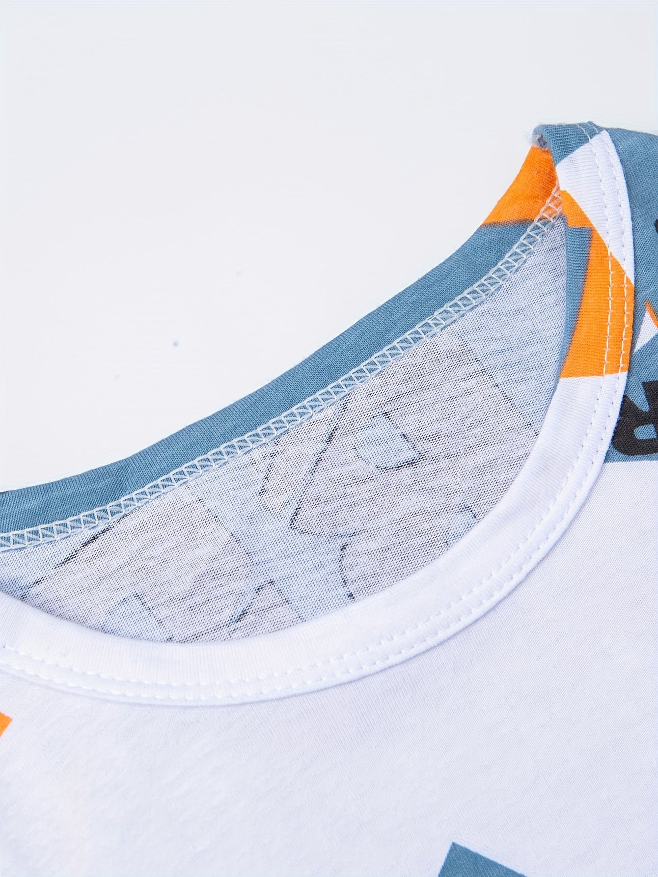 Boys Summer Sportswear Set Cotton Letter Print Shorts T-Shirt Casual Outdoor