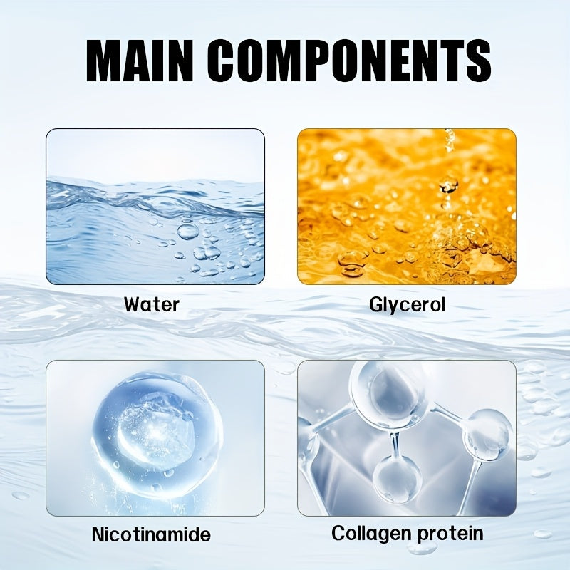 Unisex Collagen Face Masks Pack Hydrating Firming Hypoallergenic 4 Pieces