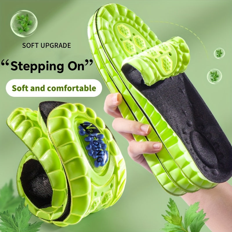Unisex 4D Cloud Sport Insoles Air Cushion Shock Absorption Breathable