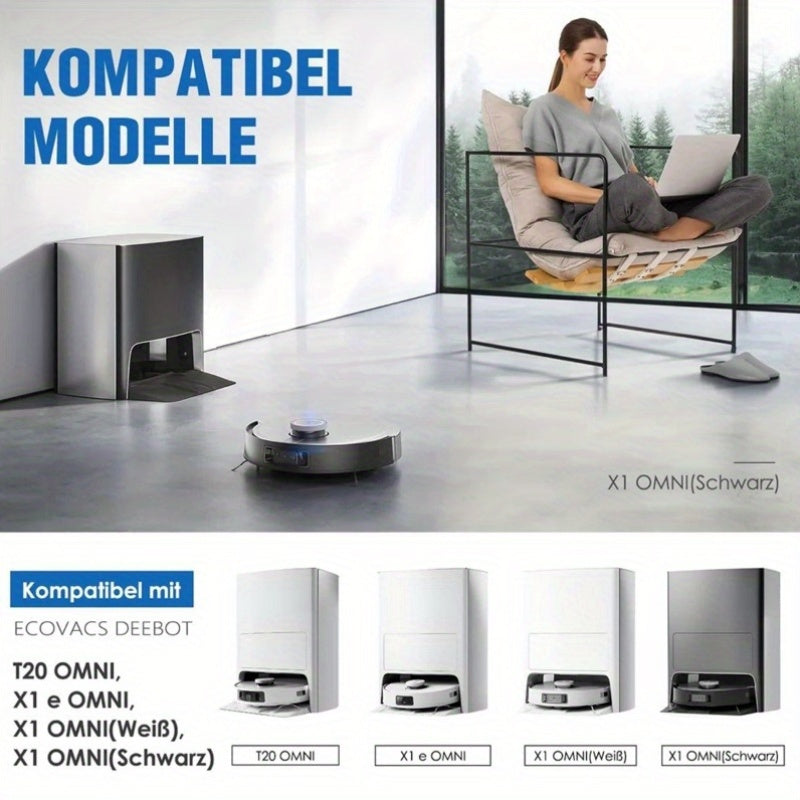 12pcs Vacuum Accessories Kit for Robot Vacuum Cleaner Dust Bags Mops Attachments