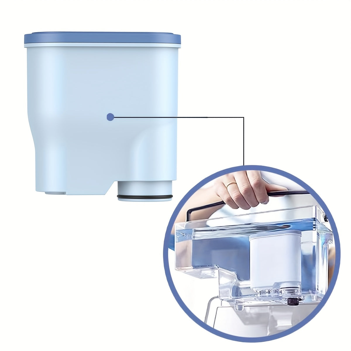 AquaClean CA6903 Su Tozalash bilan mos keladigan 2 dona Qahva Mashinasi Filtrlari