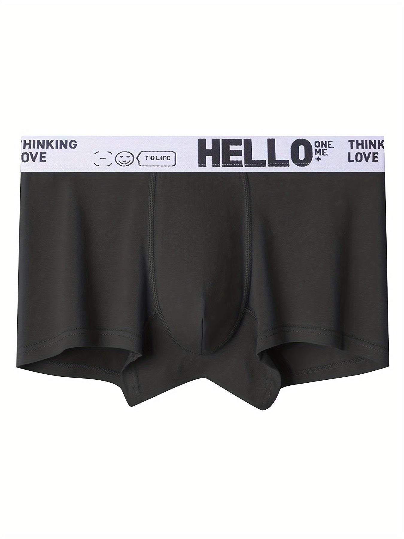 Men's Breathable Quick Dry Underwear Set 5pcs Shortie Elastic Fabric Beach Pool