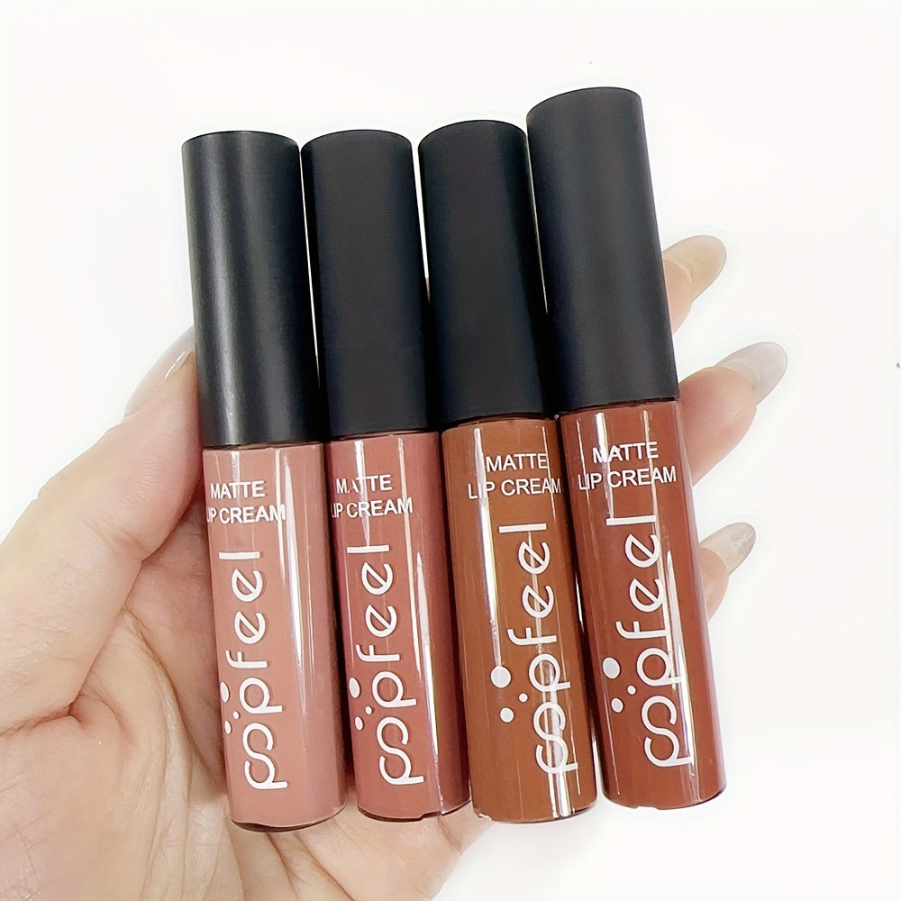 Long-Lasting Waterproof Matte Liquid Lipstick for All Skin Types Berry Tone