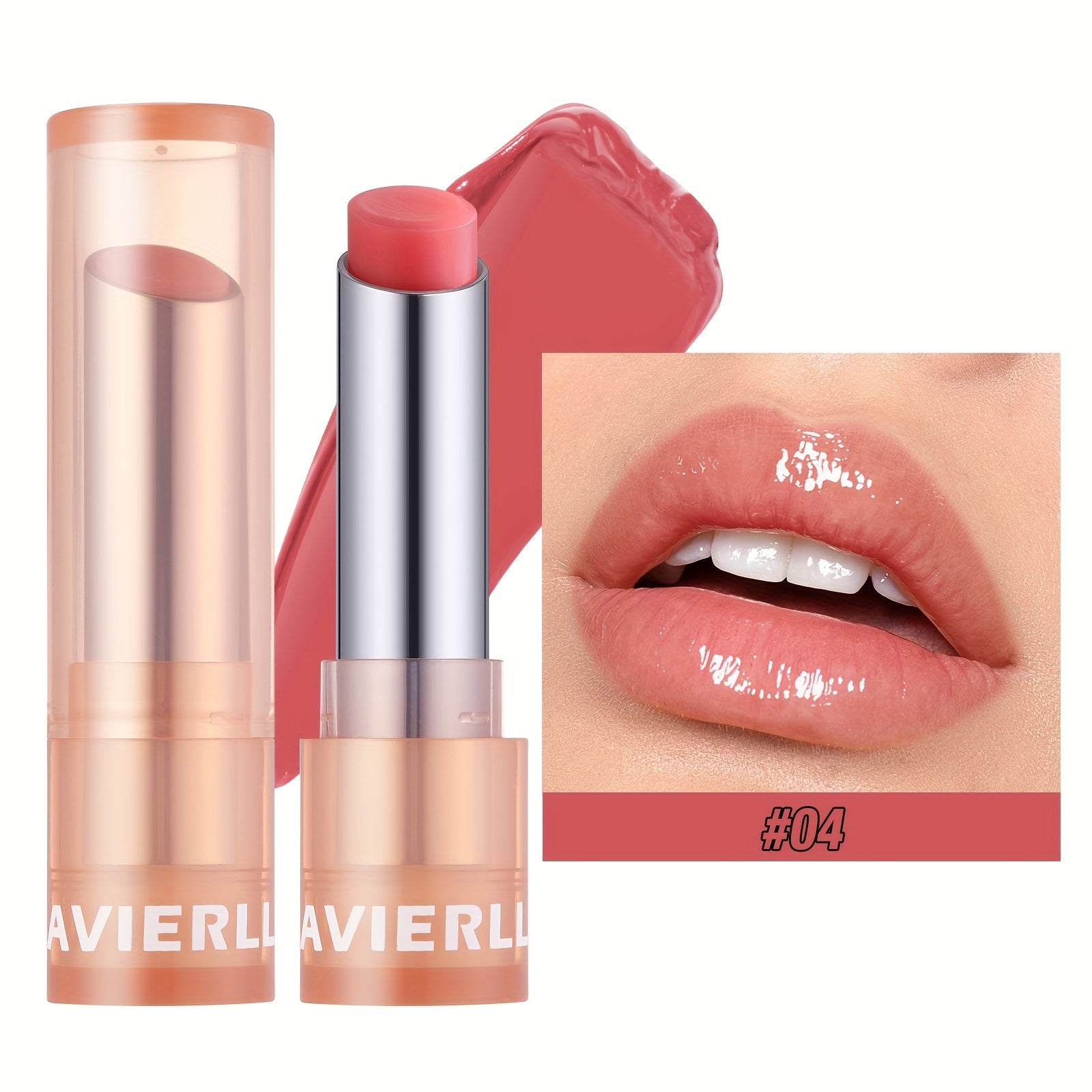Bálsamo labial hidratante para mujer con vitamina E, hidratante y nutritivo, rosa, rojo, naranja