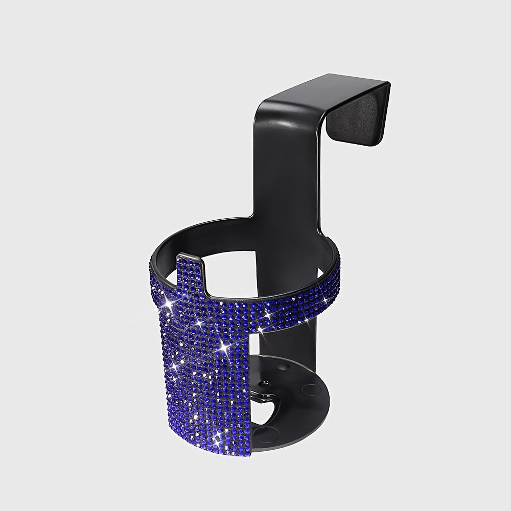 Universal Rhinestone Car Cup Holder for Beverage Cans and Cups