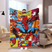 Spider-Man Hero Blanket Soft Versatile for Bed Couch Travel All Seasons