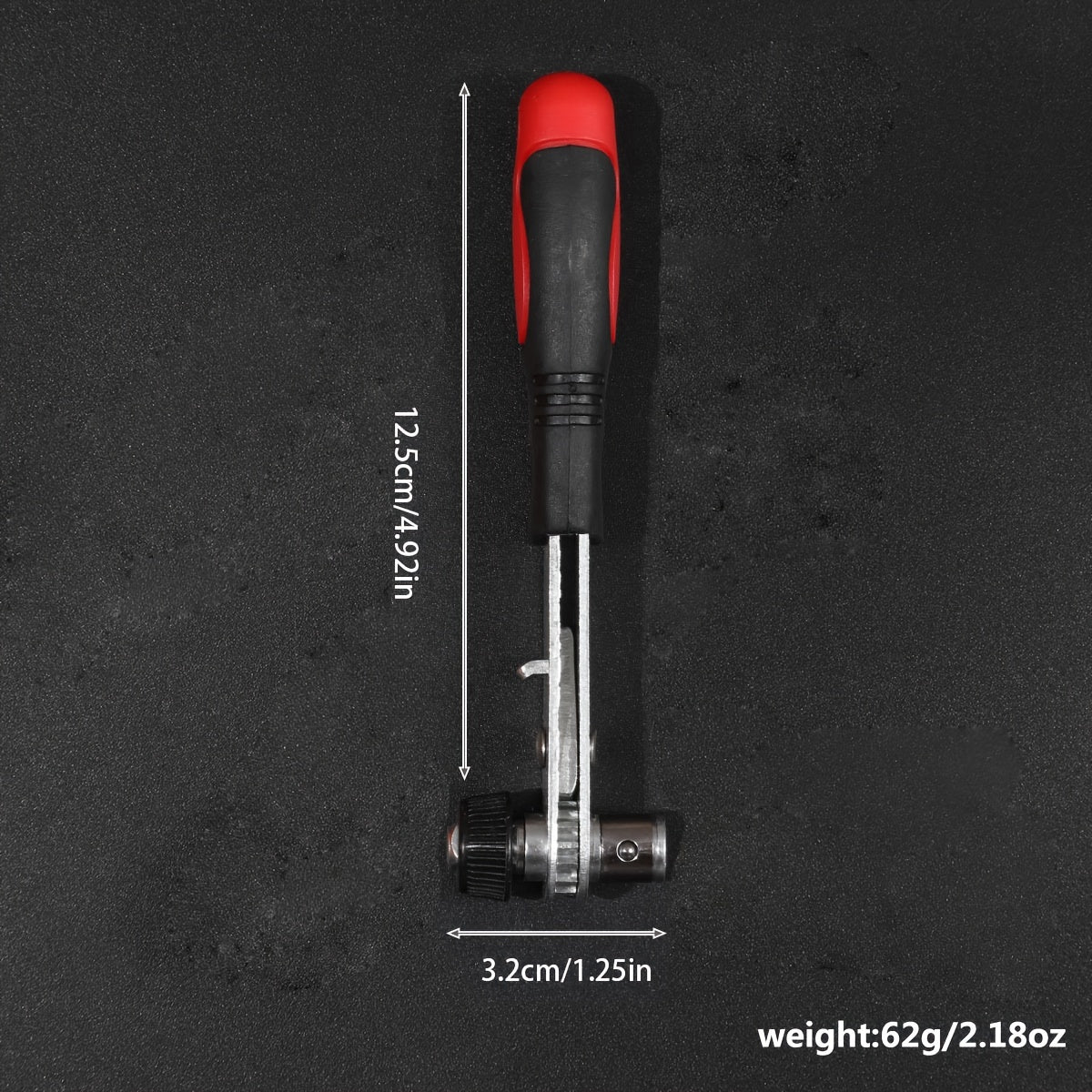 Dual-Use Adjustable Wrench S2 Steel Compact for Tight Spaces