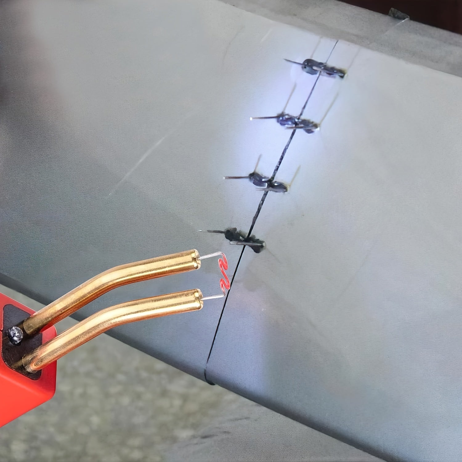 Универсальный набор пластиковых сварочных скоб 0,6 мм, 3000 шт. в упаковке, для ремонта бамперов автомобилей