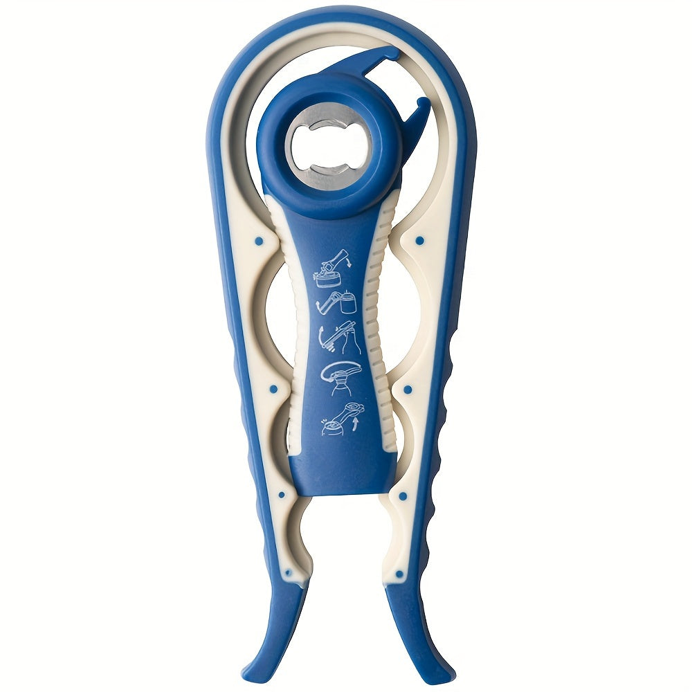 2-Piece Plastic Jar Opener Set Non-Slip Kitchen Tools for Cans Bottles