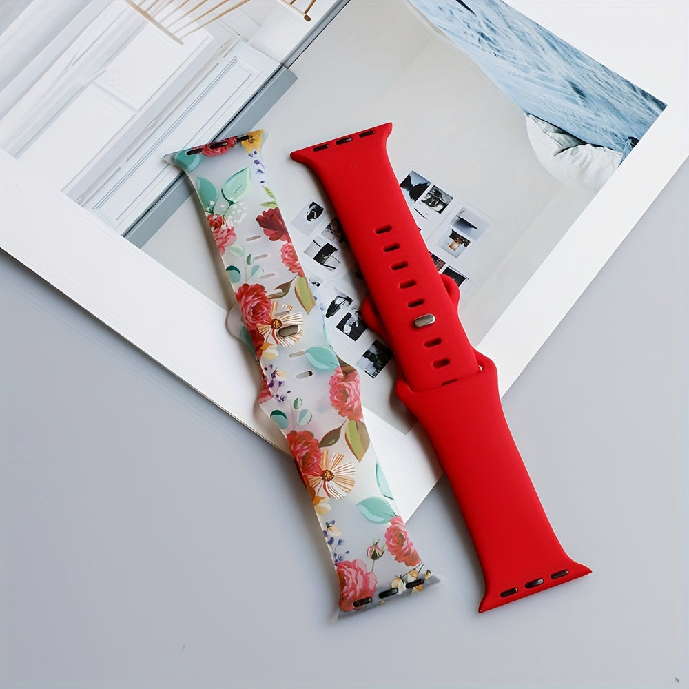 Silicone Sport Watch Bands for All iWatch Models 38mm to 49mm Replacement Straps