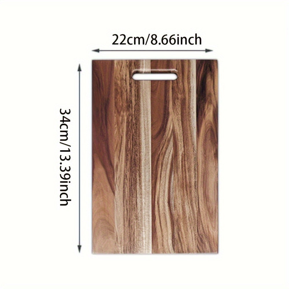 Tabla de cortar de madera para queso, carne, pan, verduras, frutas