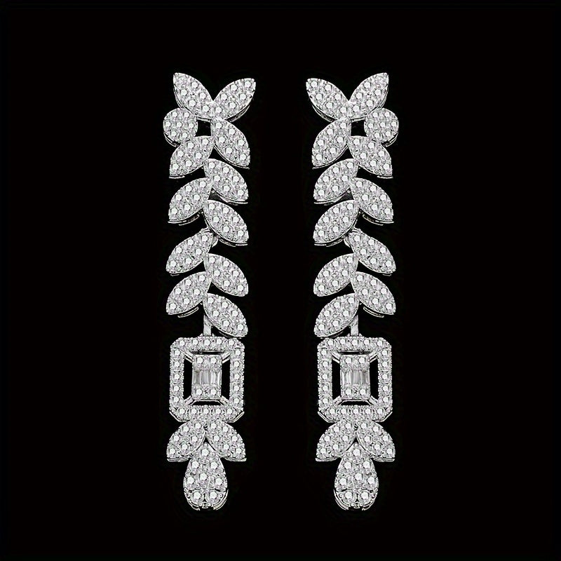 Yuvdoʻzlik zargarlik toʻplami Arabesk uslubida toʻy aksessuarlari taqinchoq, quloq taqinchoq, uzuk, bilaguzuk ayollar uchun