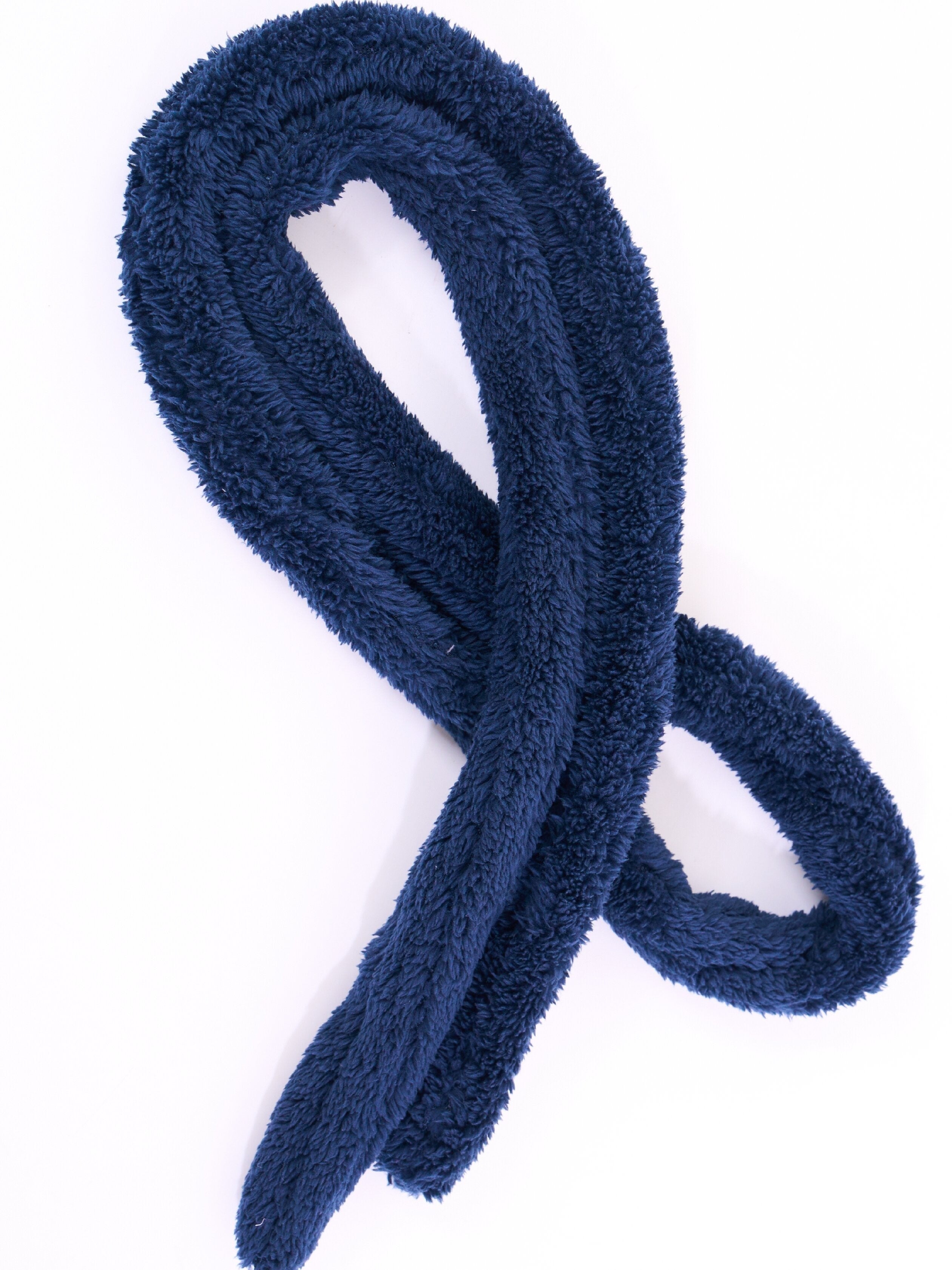 Albornoz largo de felpa de invierno para hombre con cinturón, cuello en V, tejido de punto, ajuste regular