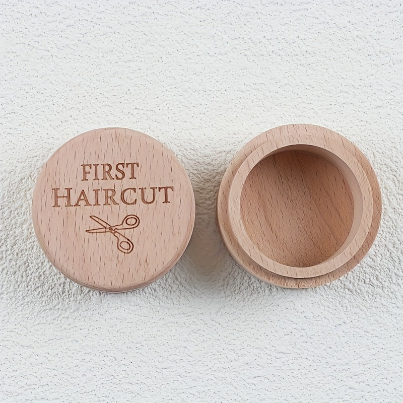 Деревянная шкатулка для зубов и памятных вещей, маленькая, натуральная, подарок