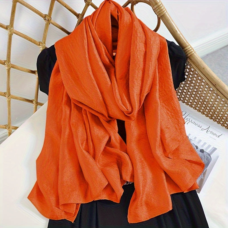 Ayollar uchun engil chiffon sharf, quyoshdan himoya, plyaj sochiq, yozgi aksessuar