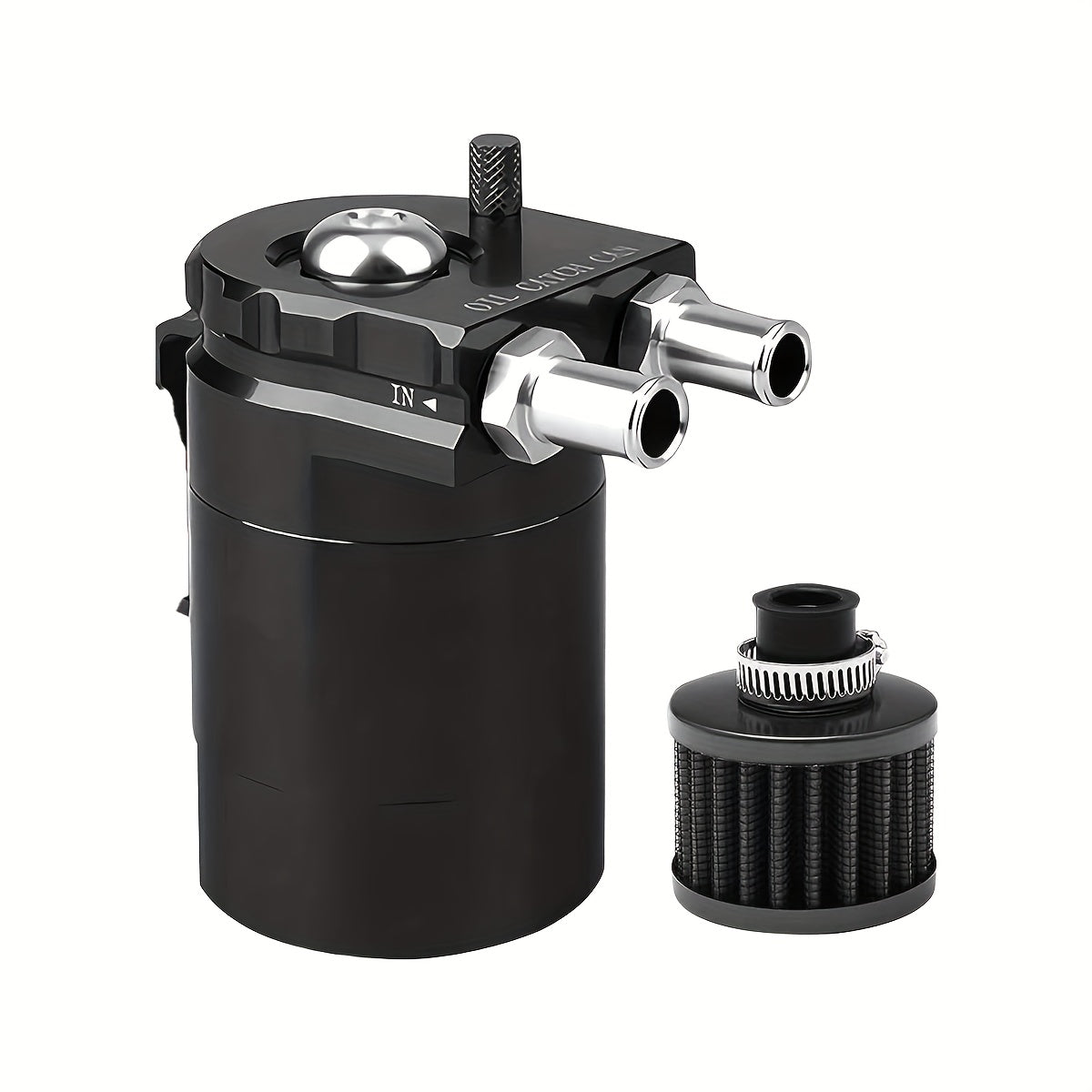 Universal 300ml Aluminum Oil Catch Can Kit for Cars SUVs Trucks