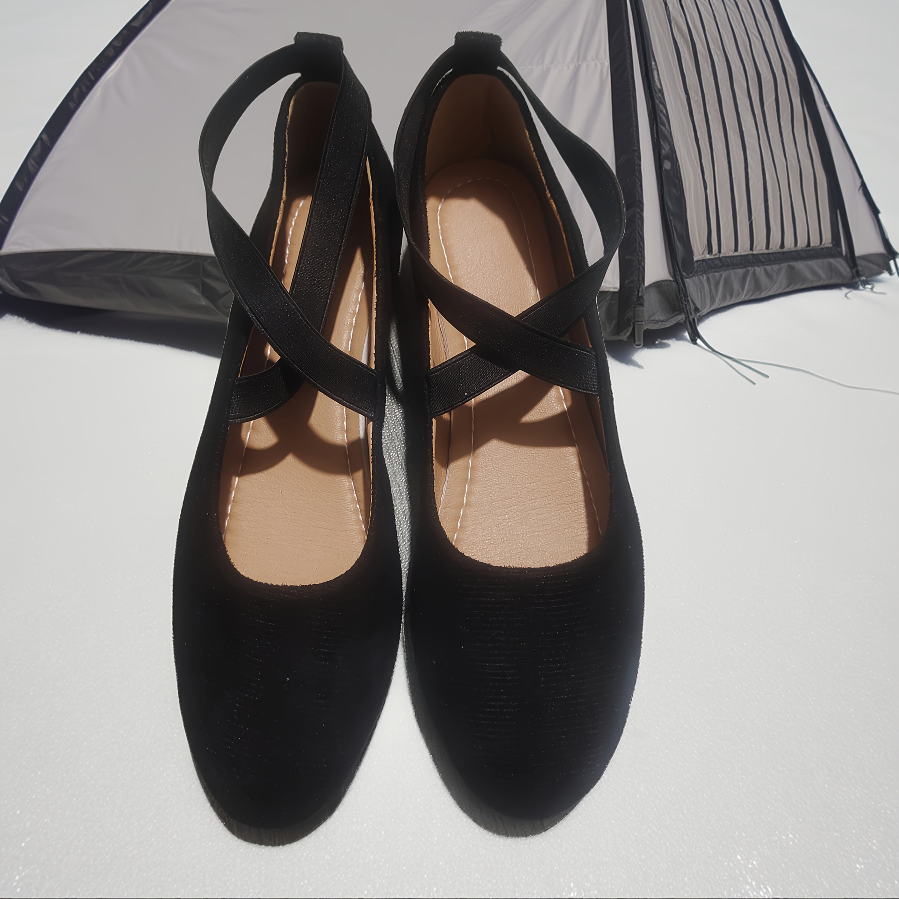 Ayollar uchun kengaytirilgan poyabzal, kundalik Mary Jane, bir rangli, osongina kiyinadigan, qora, nude, ko'k