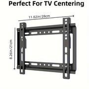 Black Universal TV Wall Mount Bracket for 14-43 Inch LED LCD Plasma Flat Screen