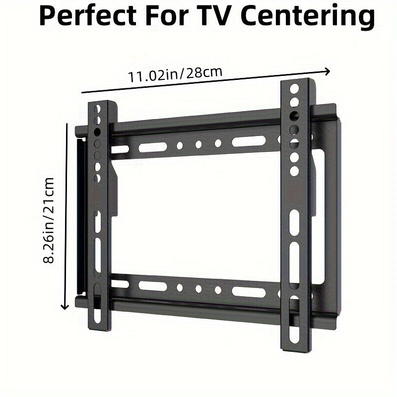 Black Universal TV Wall Mount Bracket for 14-43 Inch LED LCD Plasma Flat Screen