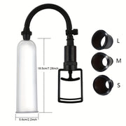 Men's Penis Pump Air Pump Masturbation Cup Clear Bag Package