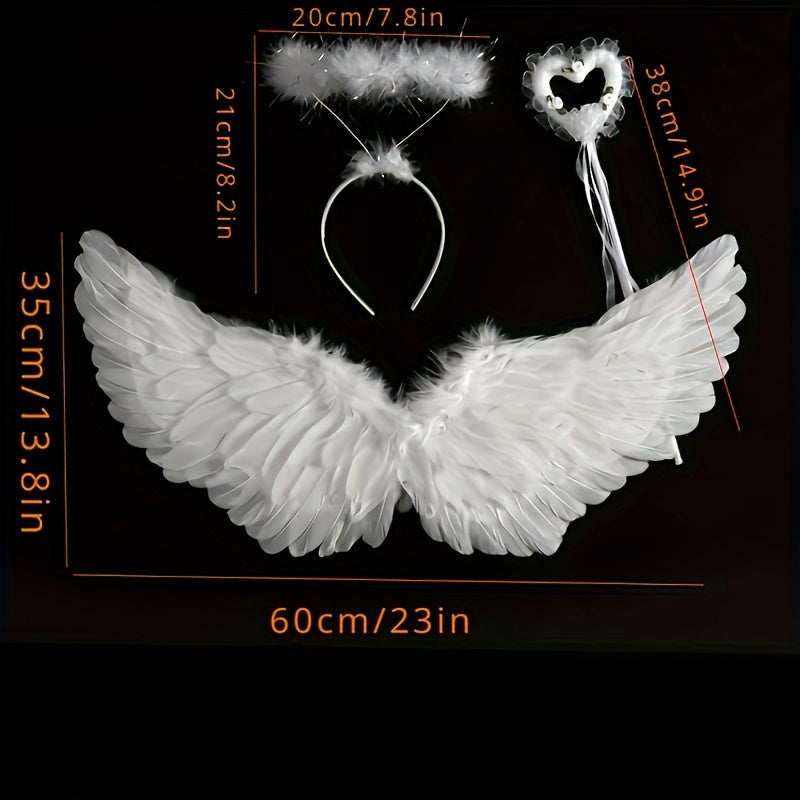 Festival Stage Angel Wings Props for Performances Plastic Costume Accessories