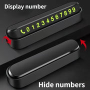 Plastic Temporary Parking Card with Phone Number and Car Plate for Automated Parking