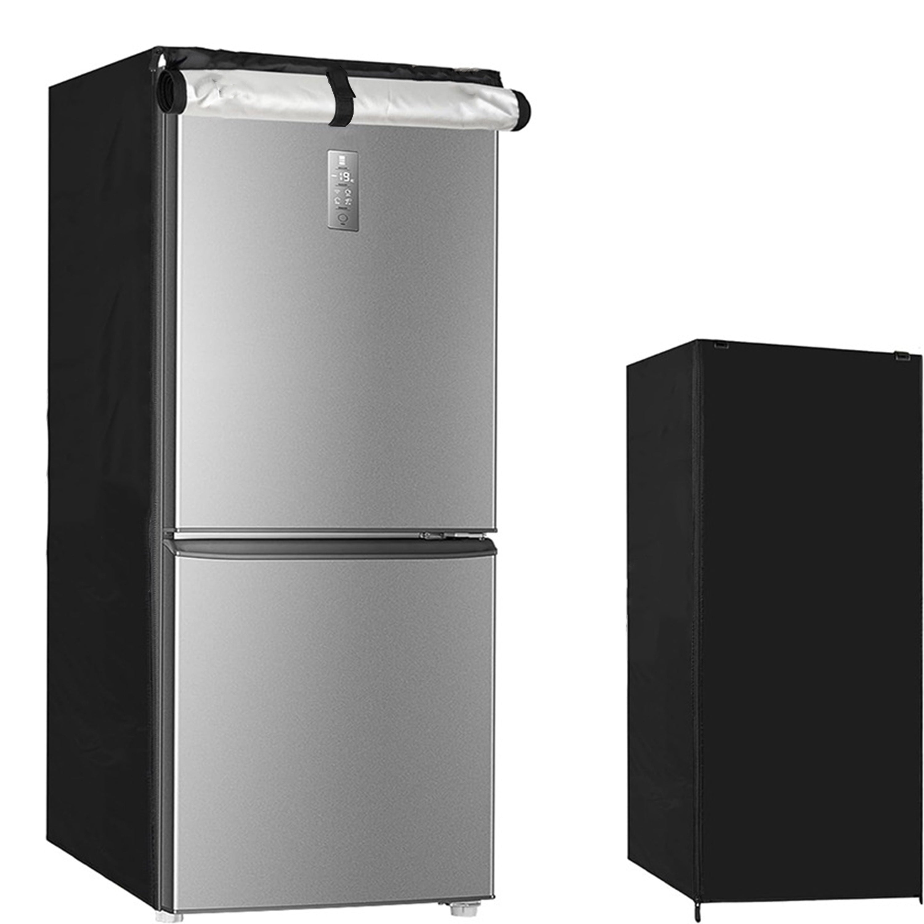 Cubierta reutilizable para frigoríficos para congeladores verticales a prueba de polvo y lluvia, gran almacenamiento en frío