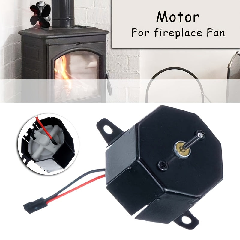 Replacement Fireplace Fan Motor 1450RPM Heat Powered Electric Generator for Wood Stove Fans