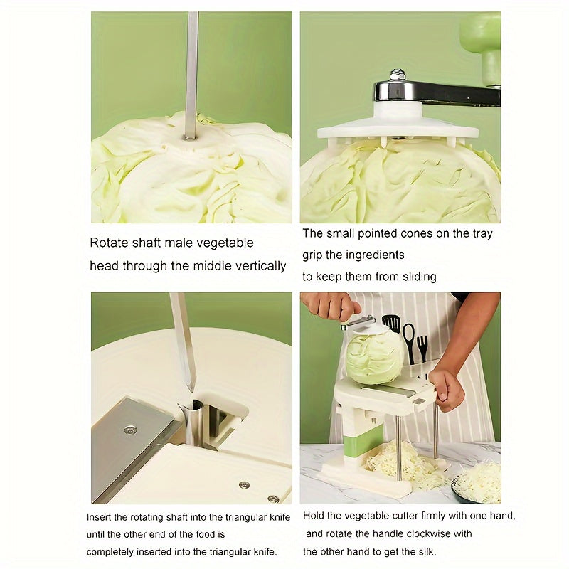 Stainless steel manual peeler grater shredder for fruits vegetables