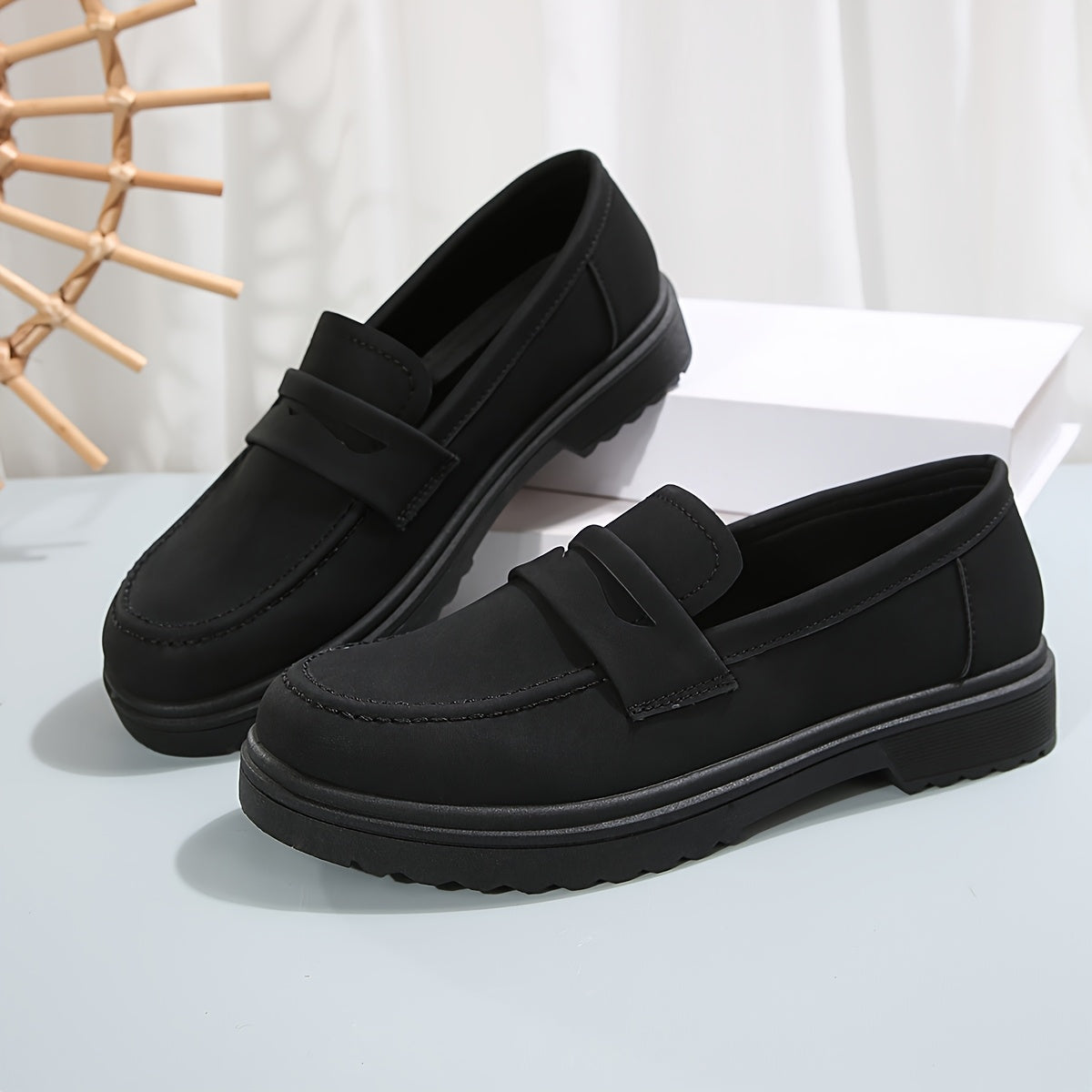 Women Black Formal Casual Sneakers Non-slip Comfortable