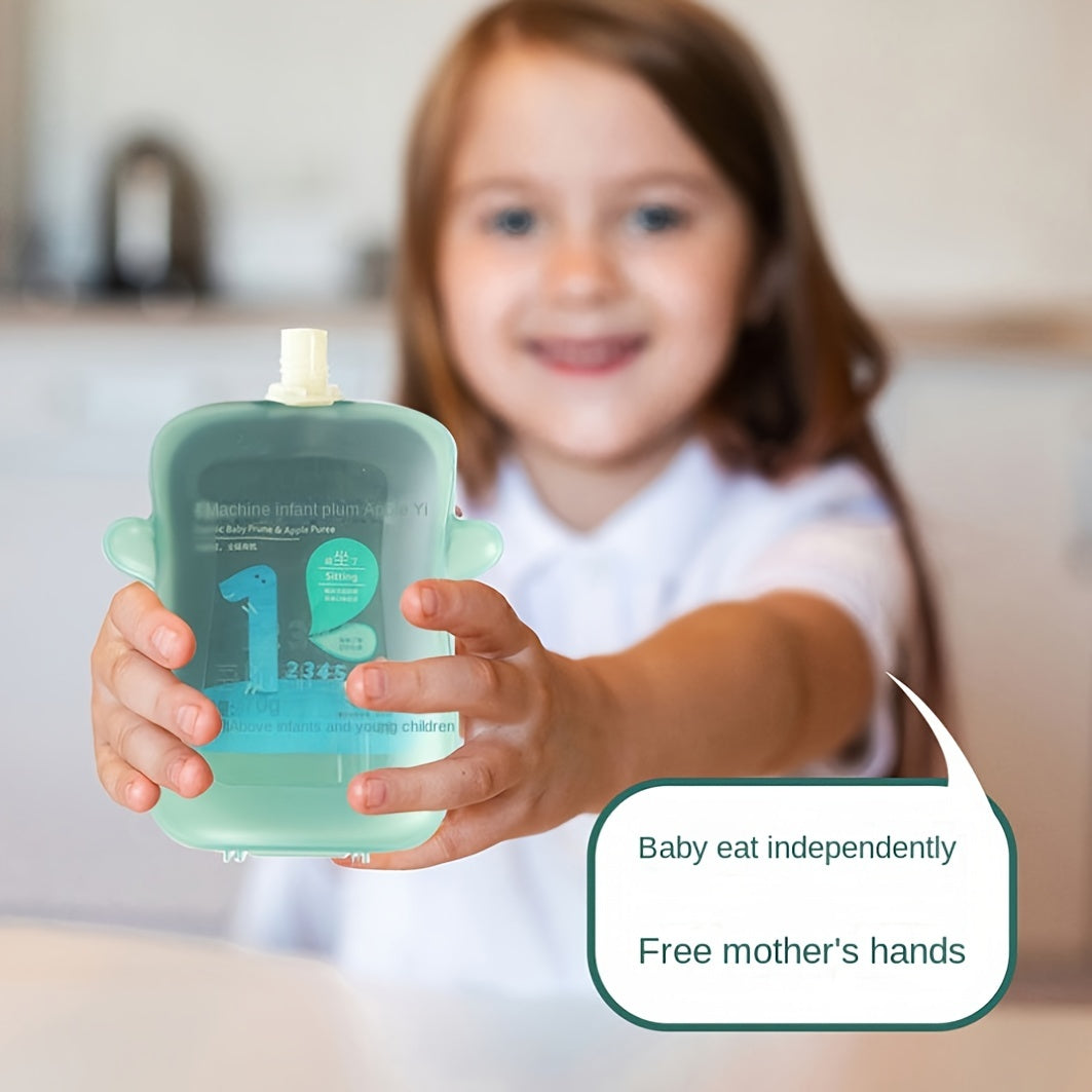 Bolsa de envasado para jugo de fruta con boquilla para puré de fruta y verdura, gelatina