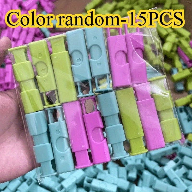 Colorful Food Sealing Clips Set of 5 15 25 Moisture-Proof for Bread Snacks Condiments