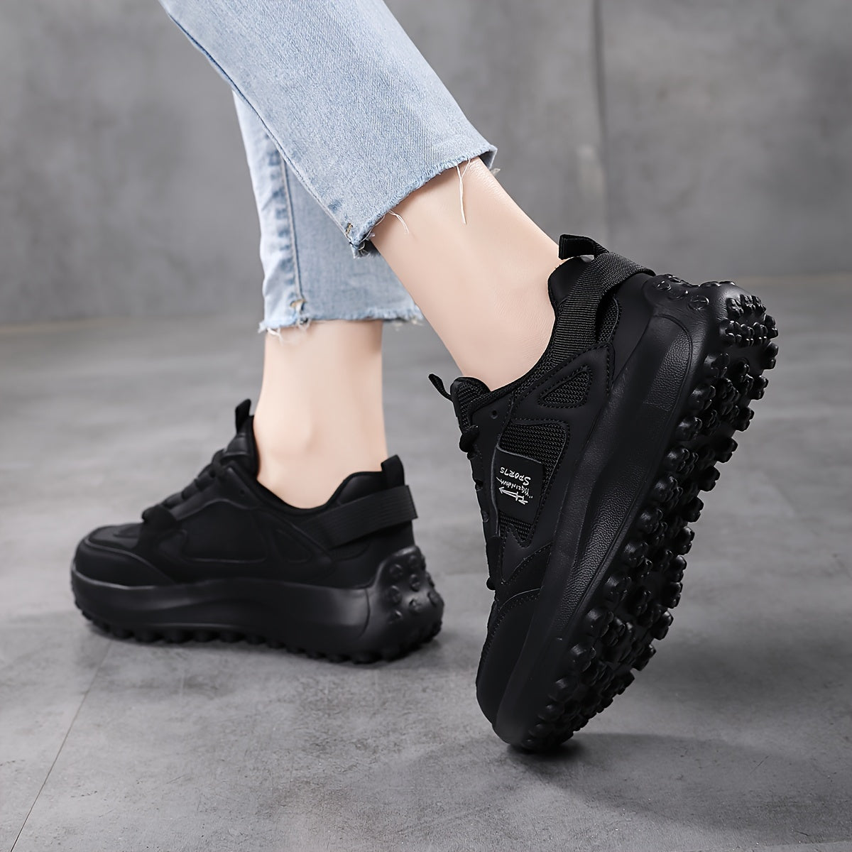 Women's Beige Mesh Casual Running Shoes with Support and Non-Slip Sole