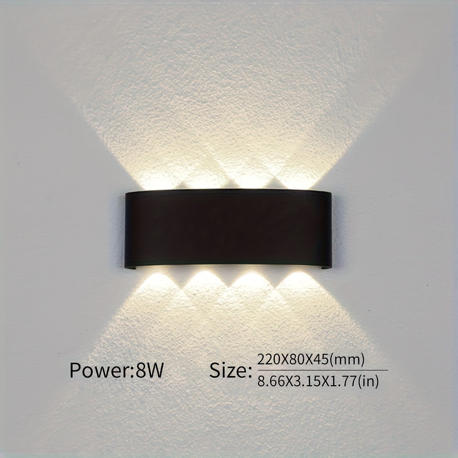 Wall Light with Adjustable Wattage 2W-10W for Indoor and Outdoor Use 85-265V