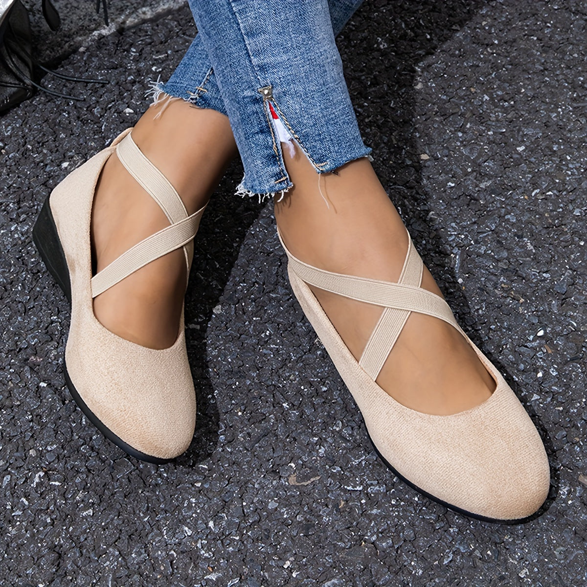 Ayollar uchun kengaytirilgan poyabzal, kundalik Mary Jane, bir rangli, osongina kiyinadigan, qora, nude, ko'k