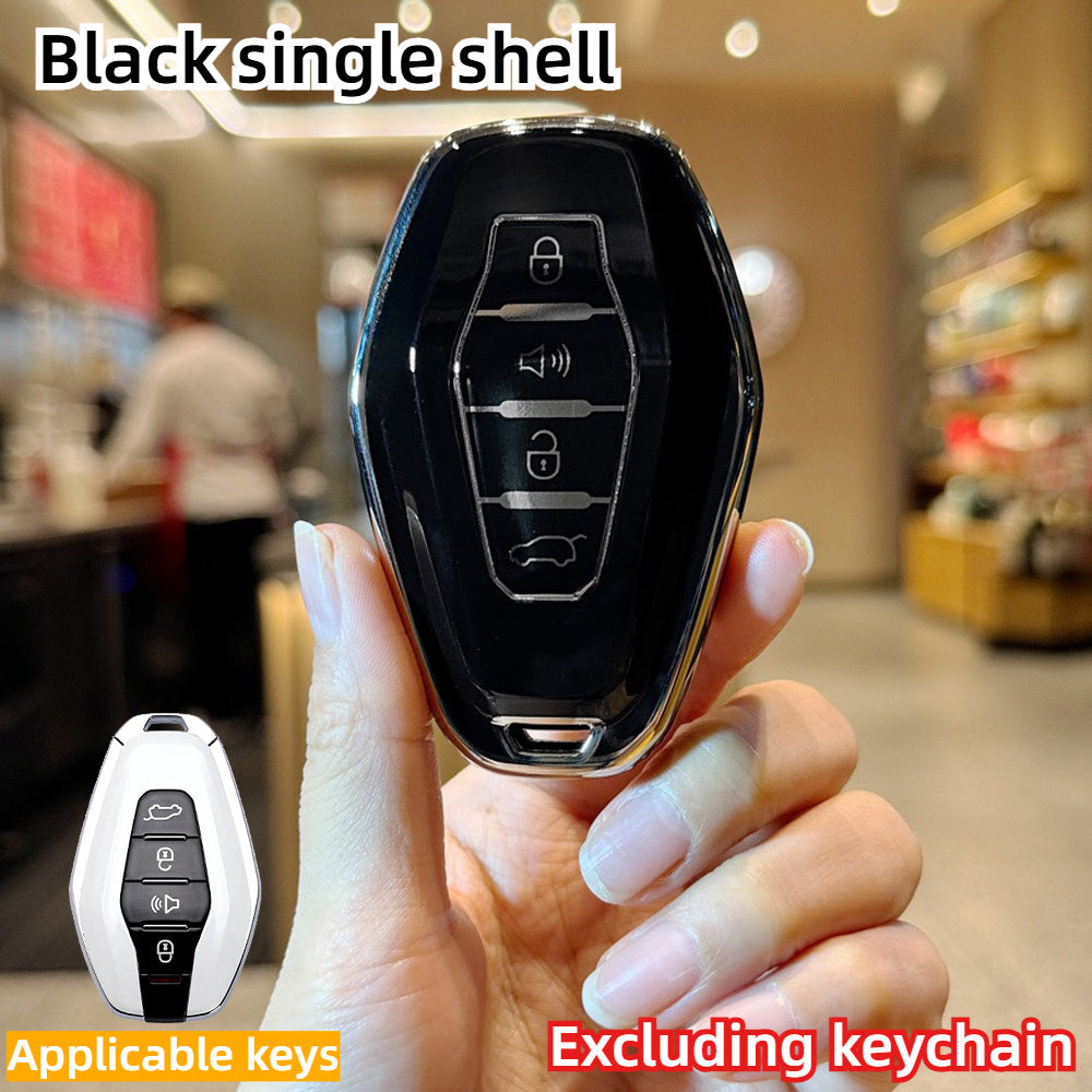 Practical TPU Car Key Cover for SUV Smart Key Protector Compatible with X70 X90 Max