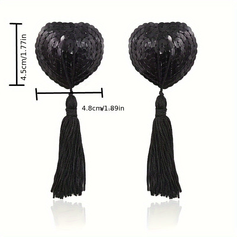 Оптовая фабрика взрослых товаров предлагает наклейки на грудь в форме сердца с блестками для сексуального флирта.