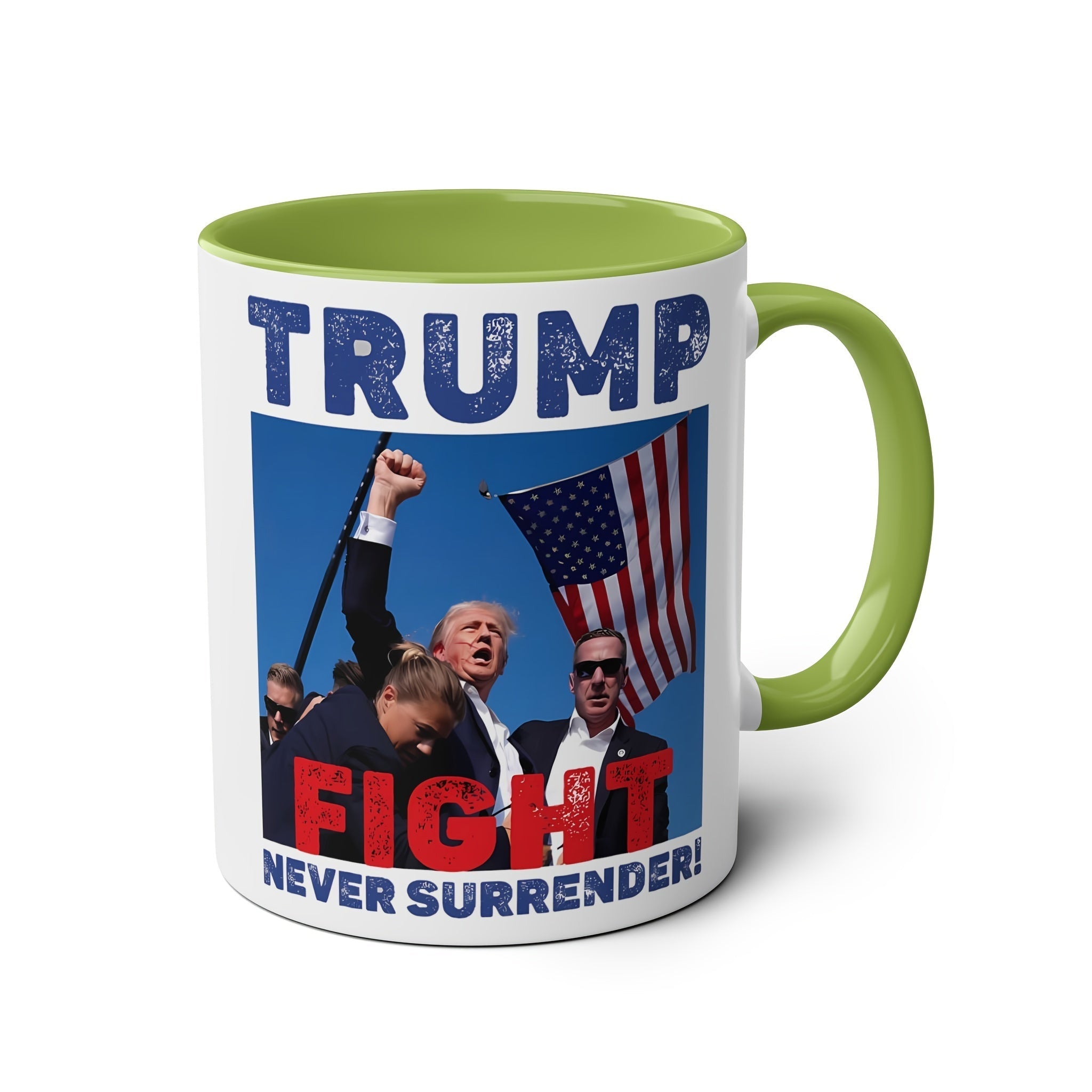 Ceramic Trump 2024 Supporter Mug Stand Up for America Loyal Supporter Gift