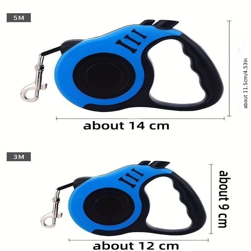 Retractable Dog Leash for Walking and Running Puppies Metal