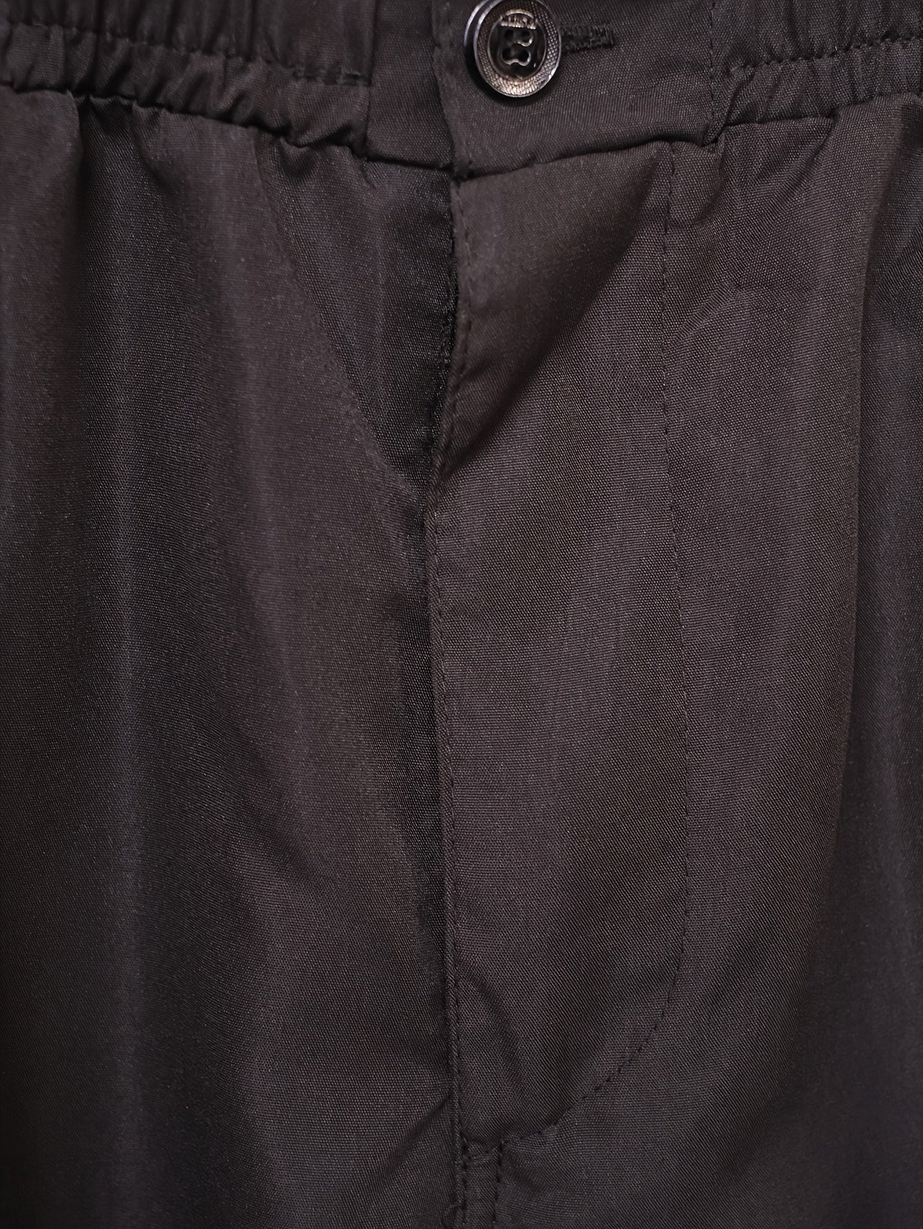 Oversized Cargo Pants for Big and Tall Men with Side Pockets Polyester Casual Spring Summer