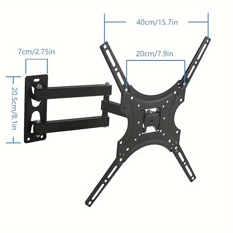 Full Motion TV Wall Mount for 32-55 Inch LED LCD Curved Screens VESA Compatible