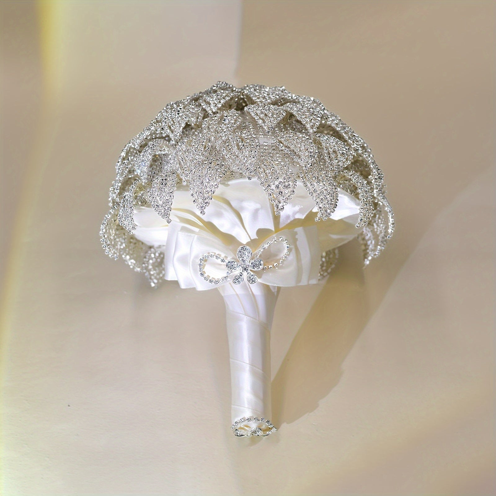 Sparkling Rhinestone Handheld Bouquet for Weddings and Special Occasions